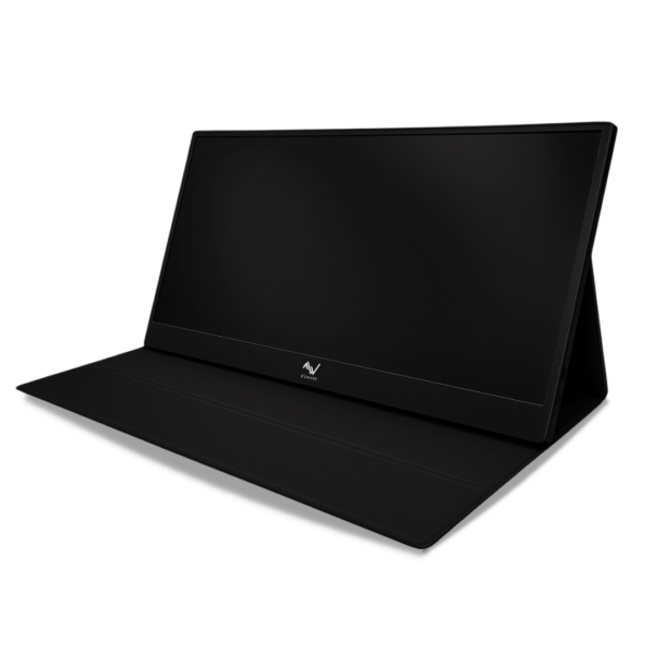 Monitor Portátil 15.6″ FHD IPS Plastico| Pantalla Externa 1080p 60Hz USB-C y HDMI | Funda-Soporte y VESA | Para PC, Mac, Móvil, PS5, Xbox y Switch